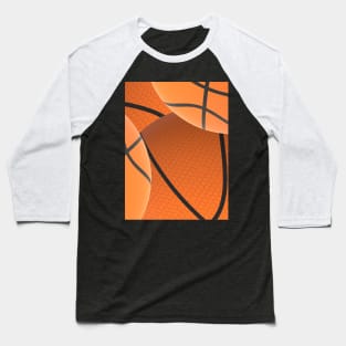 Abstract Basketballs Pattern for Fans and Players Baseball T-Shirt